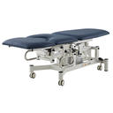 Pacific Medical Gynaecology Treatment Chair Gas Lift Back With Foot Stirrups Navy Blue