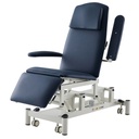 Pacific Medical Podiatry Chair Multi-Purpose Chair Gas Lift Leg And Back Section Navy Blue