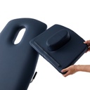 Pacific Medical Podiatry Chair Multi-Purpose Chair Gas Lift Leg And Back Section Navy Blue