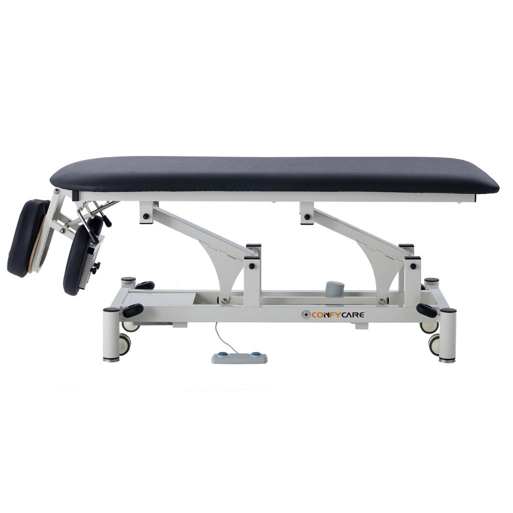 Pacific Medical Electric Hi Lo Contoured Massage Couch Black