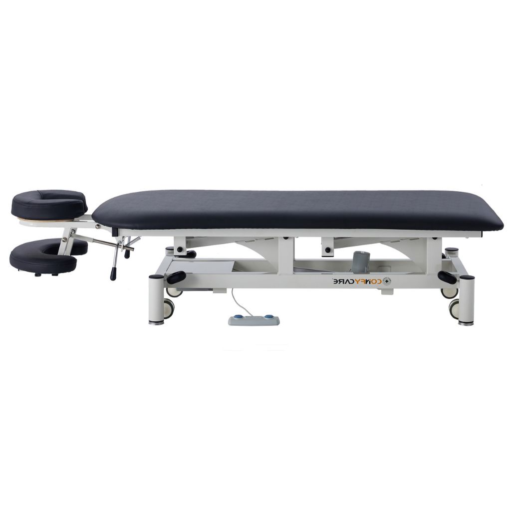 Pacific Medical Electric Hi Lo Contoured Massage Couch Black