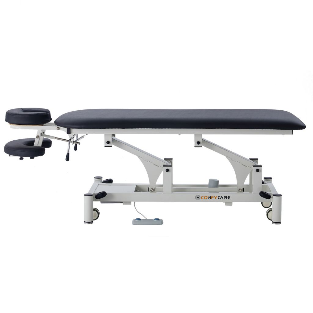 Pacific Medical Electric Hi Lo Contoured Massage Couch Black