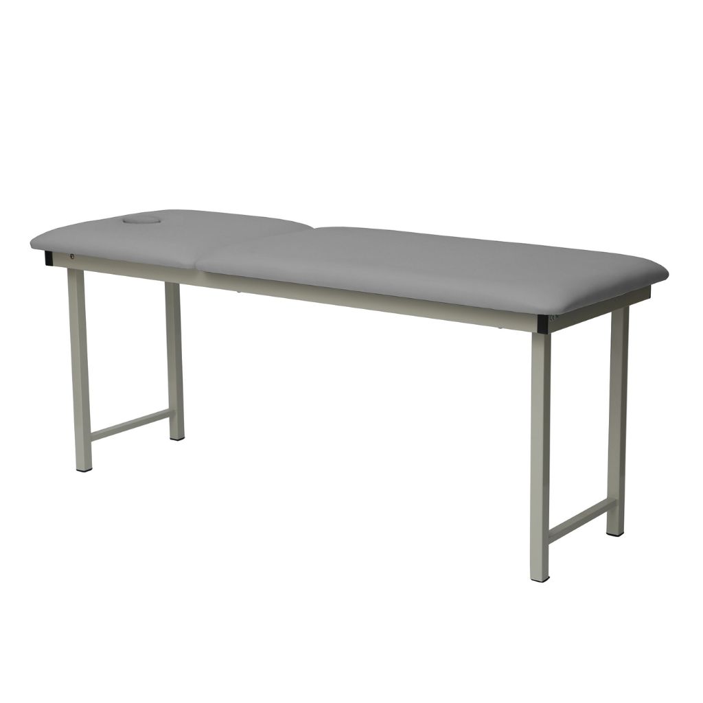Pacific Medical Fixed Height Free Standing Table Grey With Facehole