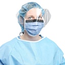 Sentry Primed Level 3 Surgical Anti Fog Tie Back 4 Ply Visor Mask Box Of 25