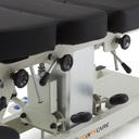 Pacific Medical Premium Column Lift Chiropractic Table With 4 Drop Sections 