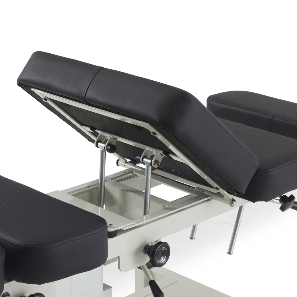 Pacific Medical Premium Column Lift Chiropractic Table With 4 Drop Sections 