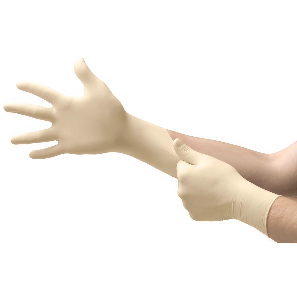 Ansell Micro-Touch SensiClean II Latex Powder Free Examination Gloves Box Of 100