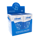 Clinell Antibacterial Handwipes Singles (100)