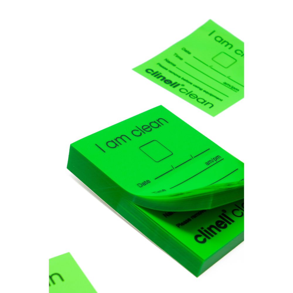 Clinell Clean Indicator Note 4x250 Green