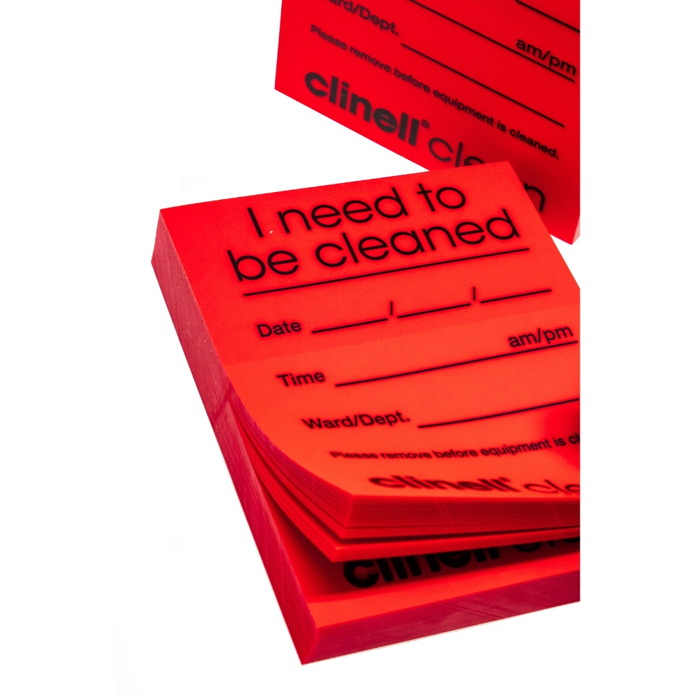 Clinell Clean Indicator Note 4x250 Red