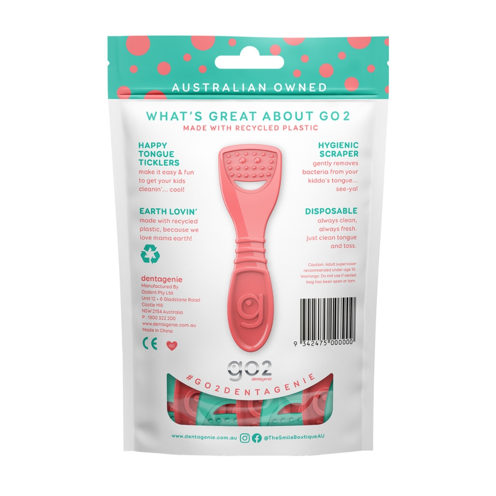 GO2 Dentagenie Kiddo Tongue Pack Of 20