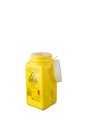 FitTank Sharps Container Screw Top With Oval Insert 1.4 Litre