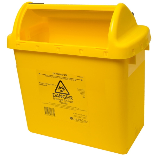 EasyCollect Sharps Container With No Tray 12 Litre