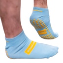 Haines SallySock Non-Slip Patient Socks Large Sock size - Yellow Grips Pack of 20 Pairs