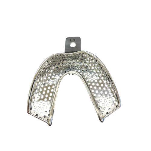 Ainsworth Impression Tray Stainless Steel Perforated Large Lower
