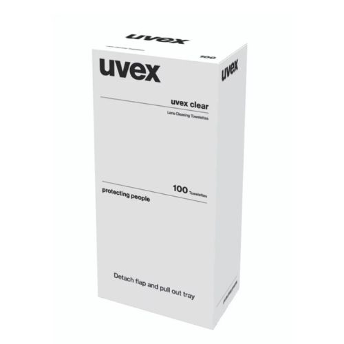 Uvex Lens Cleaning Wipes Pack Of 100