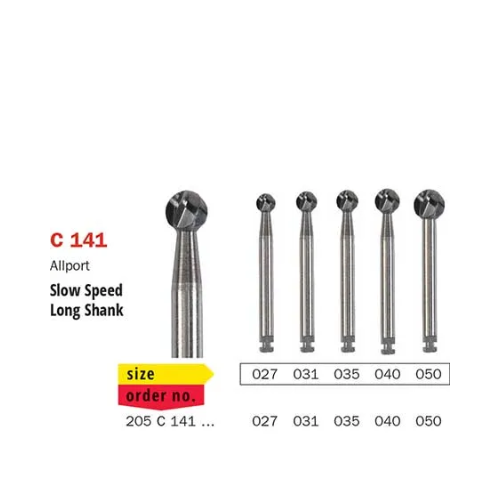 Diaswiss RA Tungsten Carbide Surgical Allport X-Long Round 205C 141 050 Pack Of 5