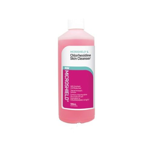 Microshield 4 Chlorhexidine Surgical Handwash 500ml