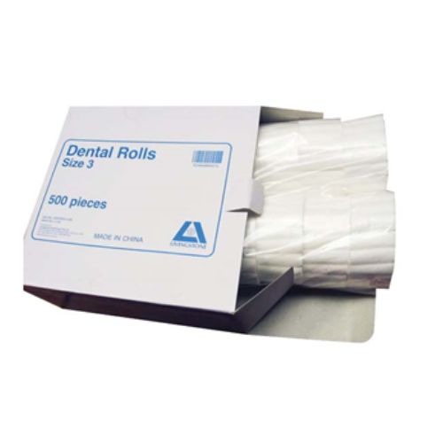 Dental Cotton Roll Size 3 13mmx38mm Pack Of 500