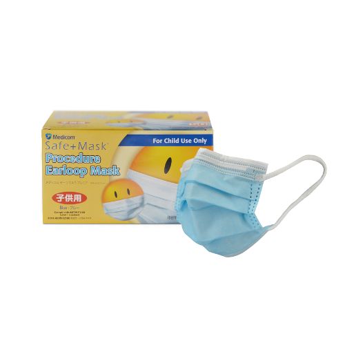 Medicom Child Face Masks With Earloops Box Of 50