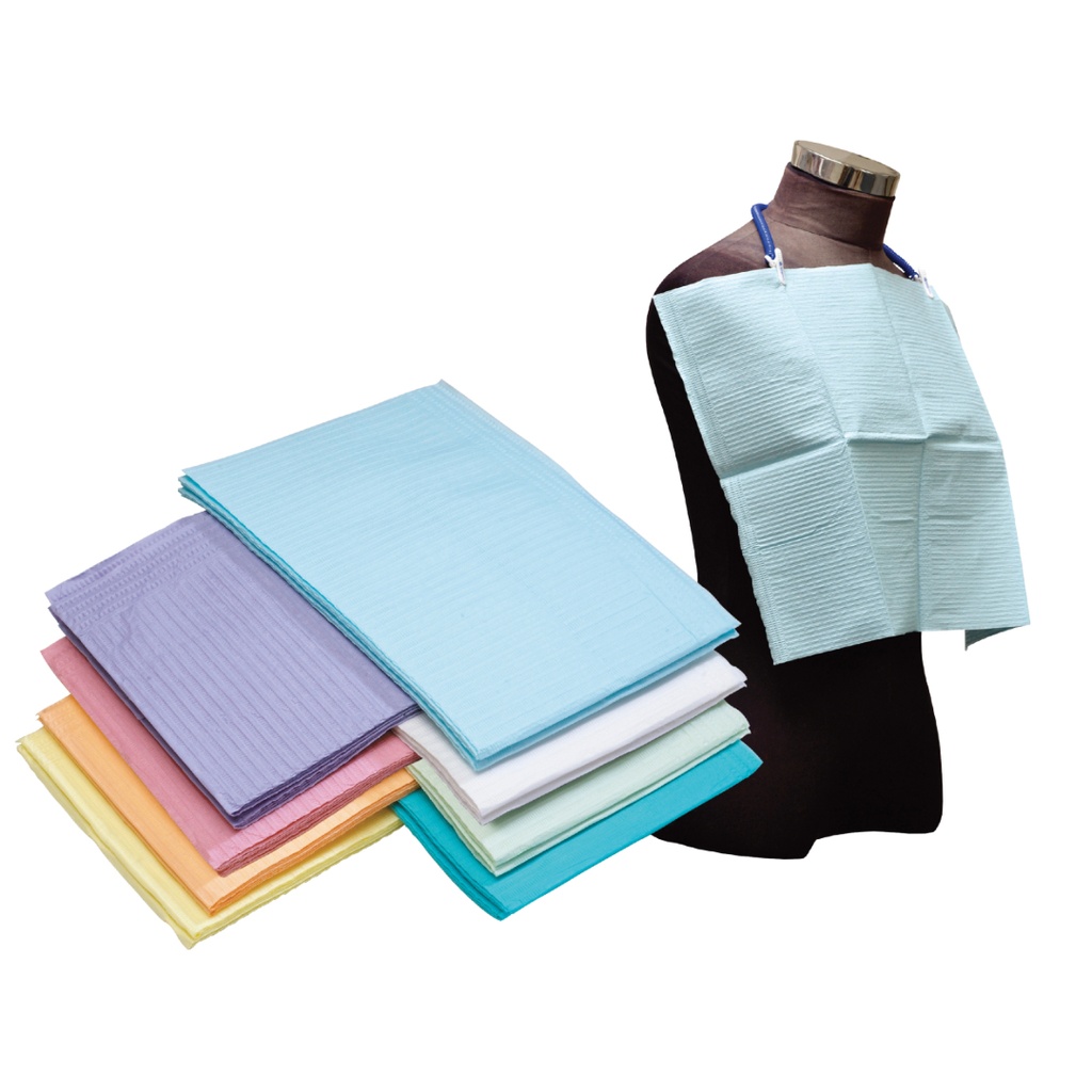 Medicom Dry Back Bibs 45x33cm Lavender Carton Of 500