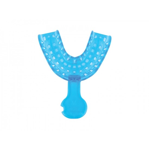 Impression Tray Perforated Blue Medium Lower Pack Of 48