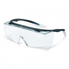 Uvex Super OTG Glasses Black Frame Clear Lens