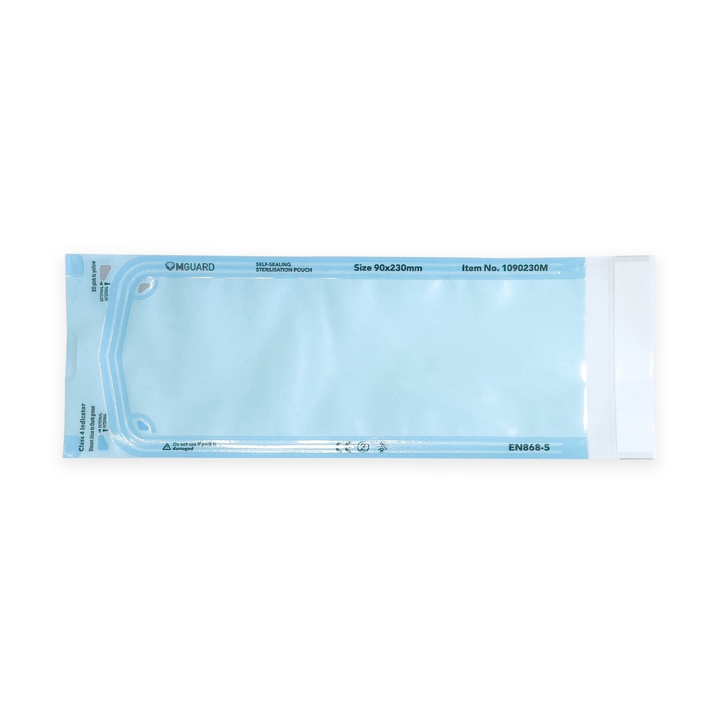 MGuard Self Seal Sterilisation Pouches 90x230 Pack Of 200