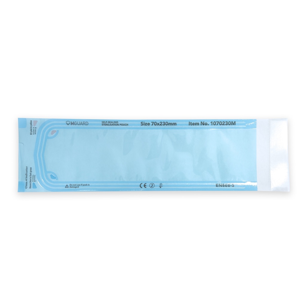 MGuard Self Seal Sterilisation Pouches 70x230 Pack Of 200