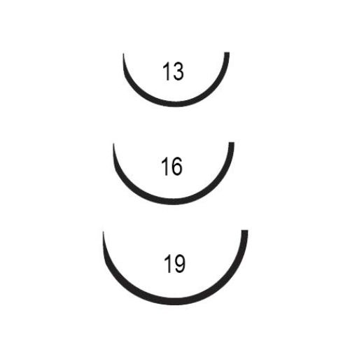 Coreflon Surgical Sutures PTFE 6/0 1/2 Circle Taper Cut 13mm DS Black Pack Of 12