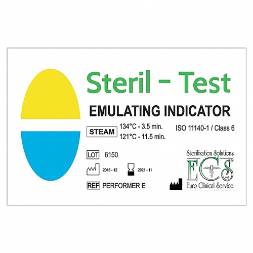 Steam Monitor SafeCheck Emulating Sterile Test Class 6 134C Pack Of 250
