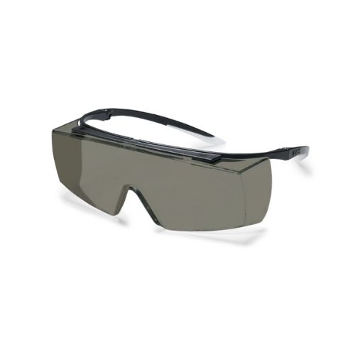 Uvex Super OTG Glasses Black Frame Tinted Lens