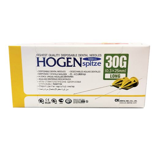 Hogenspitze Dental Needles Short 30Gx21mm Imperial Thread Box Of 100