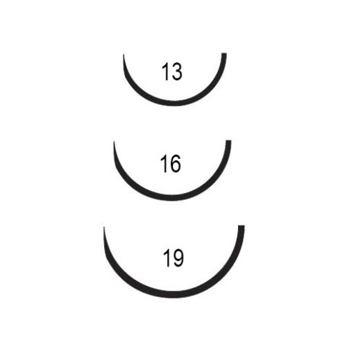 Coreflon Surgical Sutures PTFE 5/0 1/2 Circle Taper Cut 16mm DS Black Pack Of 12