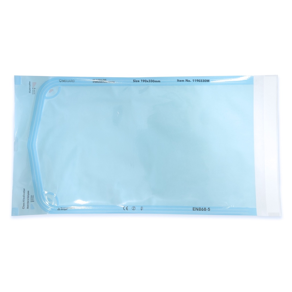 MGuard Self Seal Sterilisation Pouches 190x330 Pack Of 200