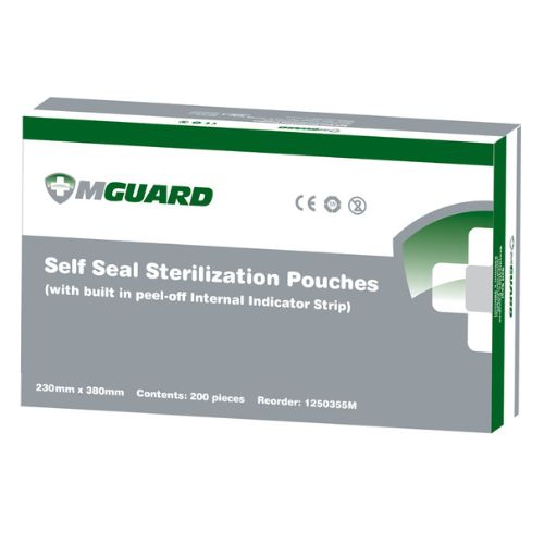 MGuard Self Seal Sterilisation Pouches 230x380 Pack Of 200