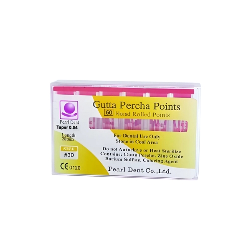 Gutta Percha Points 04 Taper #30 Colour Coded Pack Of 60