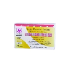 Gutta Percha Points 06 Taper #25 Colour Coded Pack Of 60