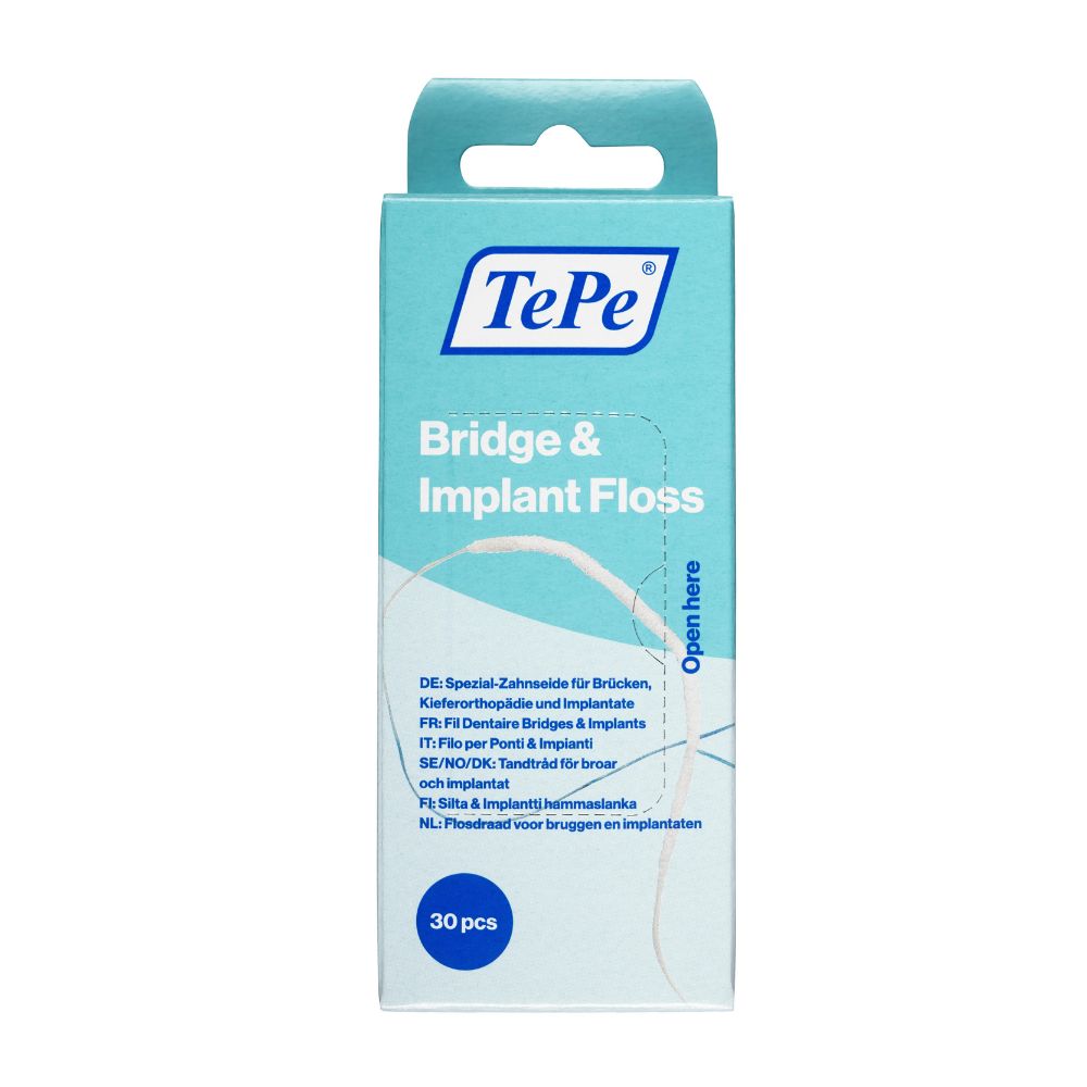TePe Bridge & Implant Dental Floss Pack Of 30