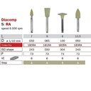 Diaswiss Diacomp Polishing K Edge Wheel Step 1 182RA Pack Of 6