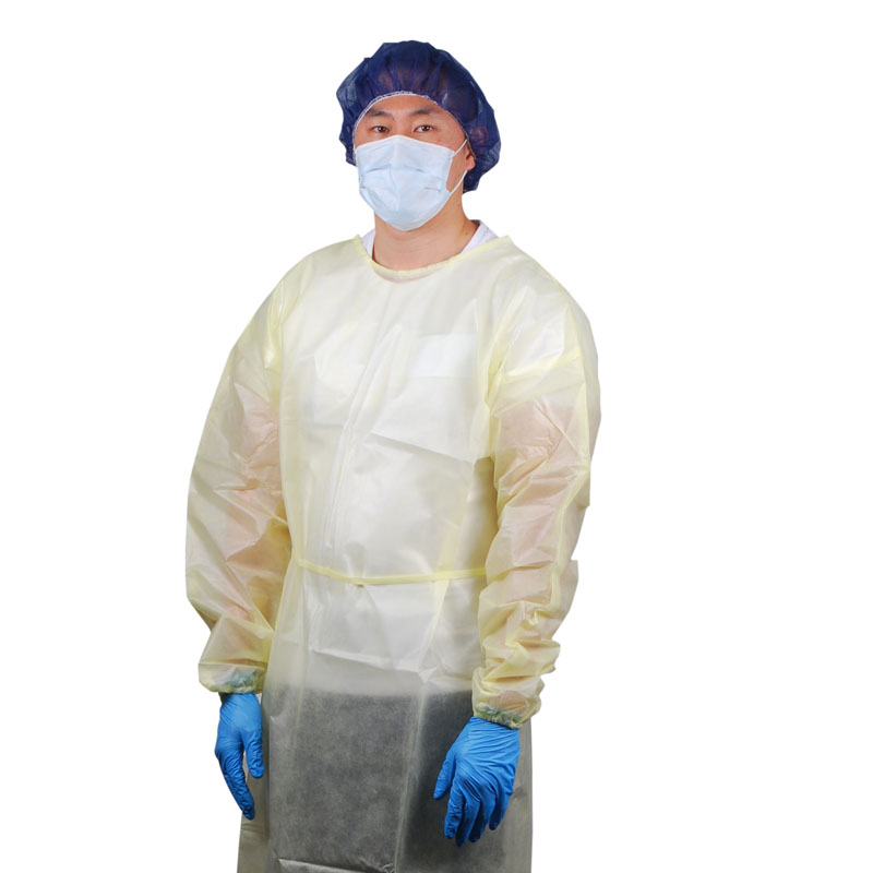 Sentry Owear L2 Impervious Gown Sonically Bonded Yellow Box Of 50