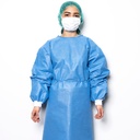 Softmed Level 1 Isolation Gowns Blue Medium Carton Of 60