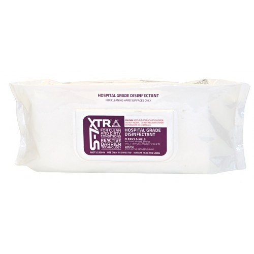 S-7XTRA Hospital Grade Disinfectant Wipes With Click Lid 80 Wipes