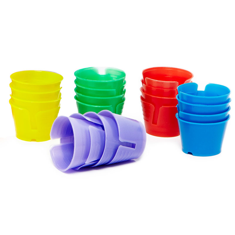 Ongard Dappen Dish Assorted Colours Pack Of 500