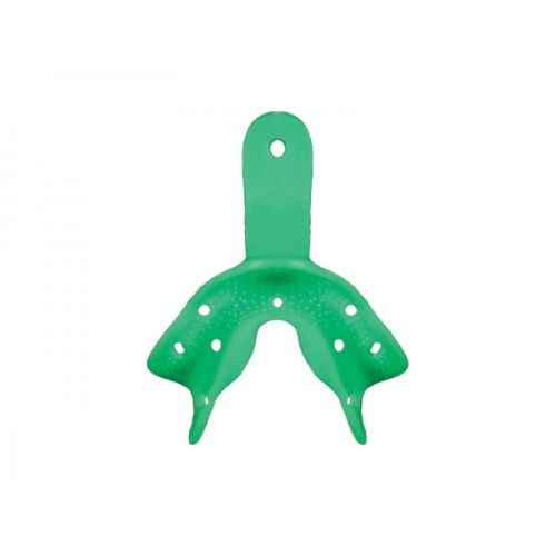 Unident Edentulous Impression Tray Green Small Lower Pack Of 12
