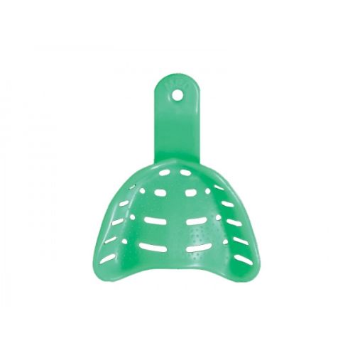Unident Edentulous Impression Tray Green Medium Upper Pack Of 12