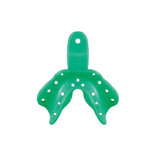 Unident Edentulous Impression Tray Green Large Lower Pack Of 12