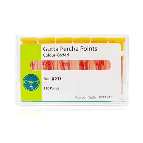 Gutta Percha Points Colour Coded 15-40 Pack Of 120