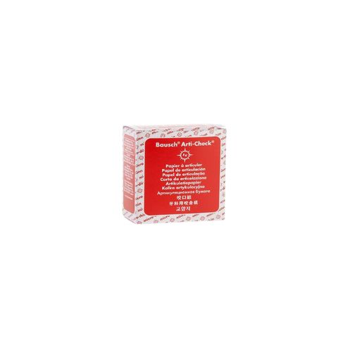 Bausch Articulating Paper/Roll With Dispenser 16mm Wide Red 40u BK14