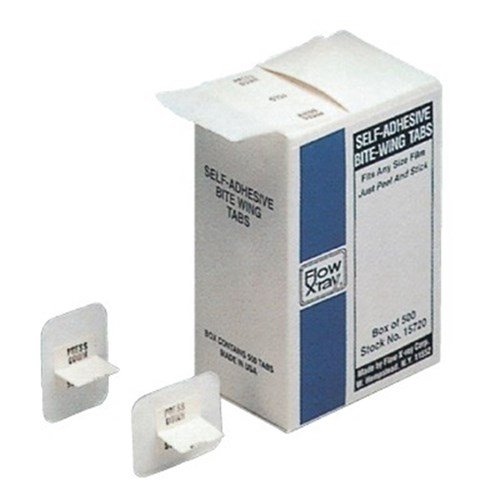 Flow Xray Adhesive Bite Wing Tabs Pack Of 500